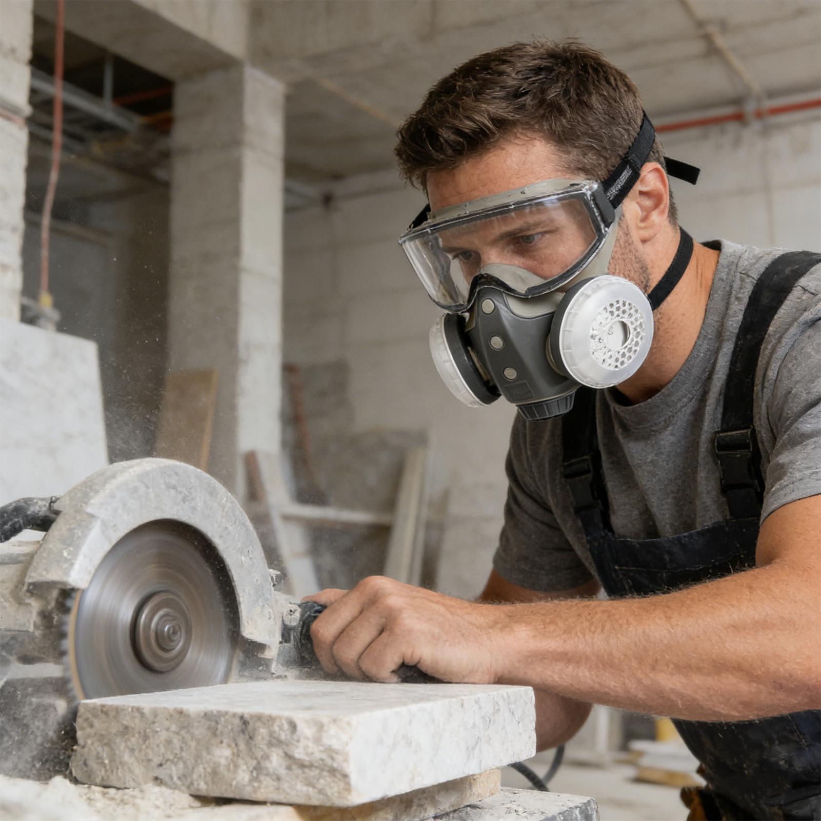 Woodworking Respirator - Masker Respirator Dengan Filter Filter Pelindung