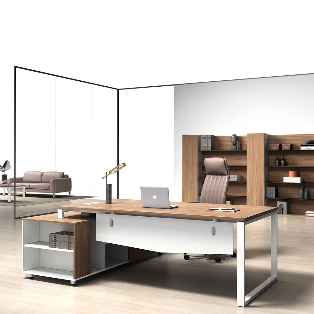 Woodworking Desk Chair - Meja Kerja Kantor Eksekutif Modern Bentuk