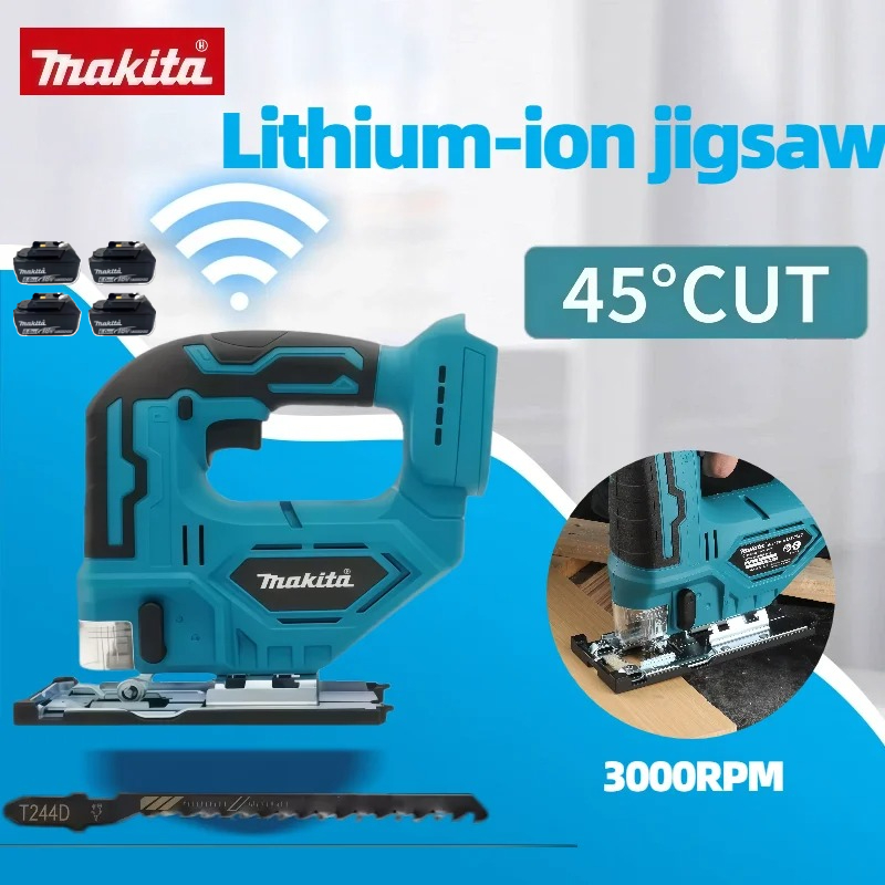 Woodworking Electric Saw - Makita DJV182 mesin pemotong bolak-balik elektrik
