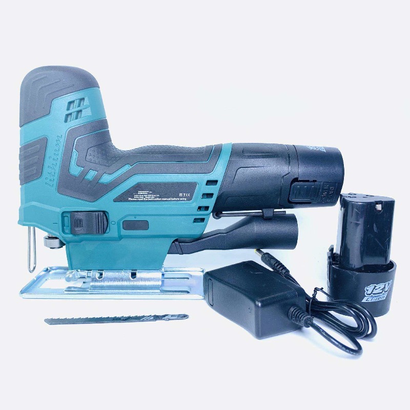 Woodworking Electric Saw - Gergaji Listrik Genggam 12V, Mesin Pemotong