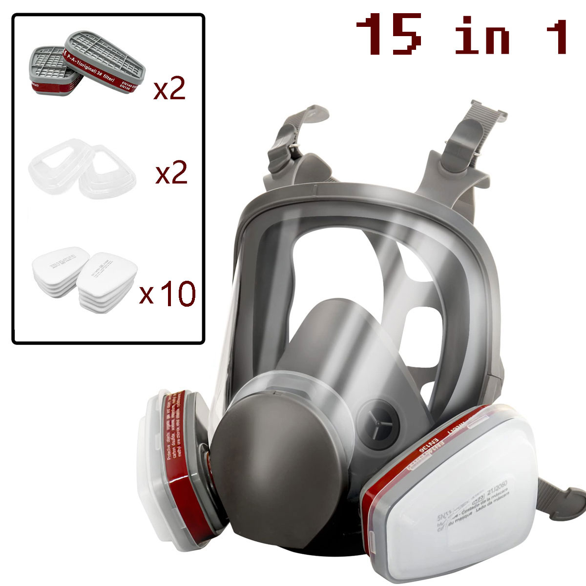 Woodworking Respirator - Dikirim Dari AS 6800 Masker Gas