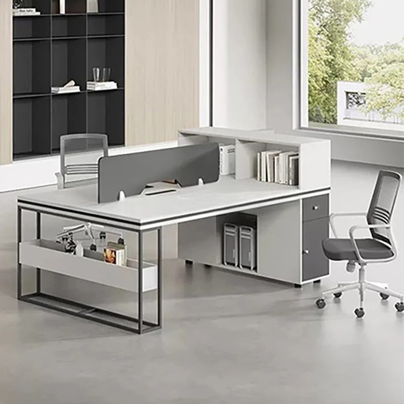 Woodworking Desk Chair - Set Meja dan Kursi Kerja Staf