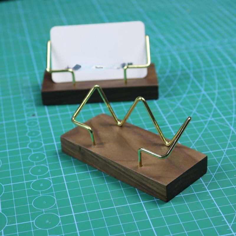 Kotak kartu bisnis kayu pemega - Woodworking School ulasan dan harga