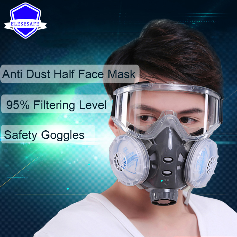 Masker Anti Debu Baru Respirat - Woodworking Respirator ulasan dan harga
