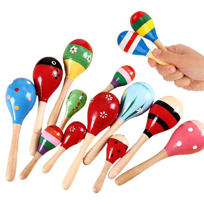 1/2 Buah Maracas Kayu Warna-wa - Woodworking School ulasan dan harga