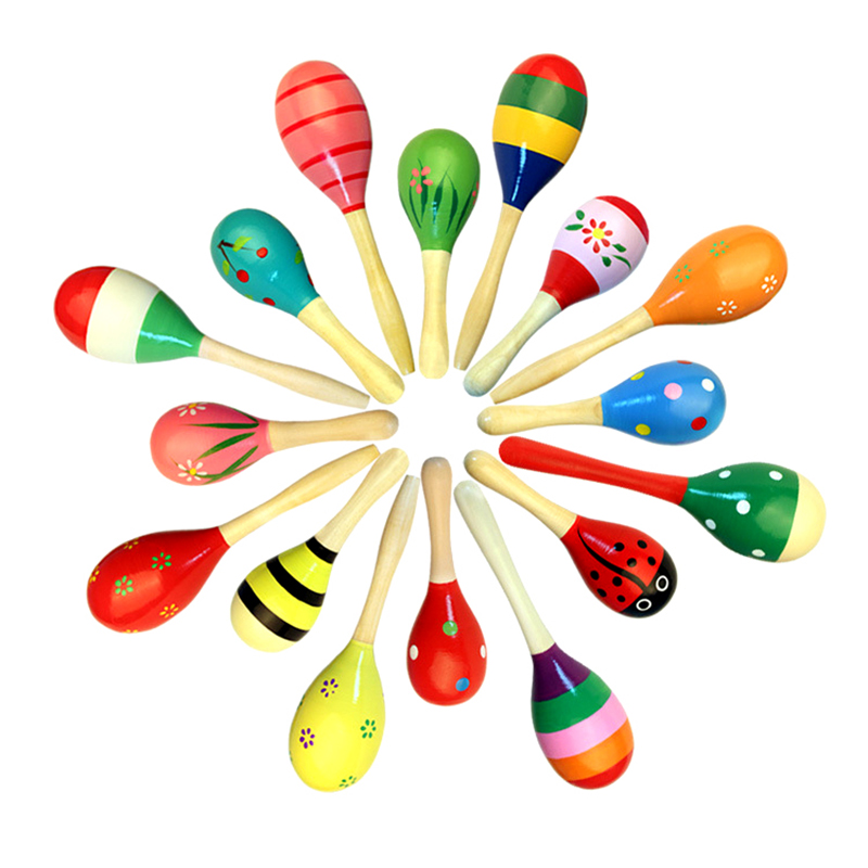 1/2 Buah Maracas Kayu Warna-wa - Woodworking School ulasan dan harga