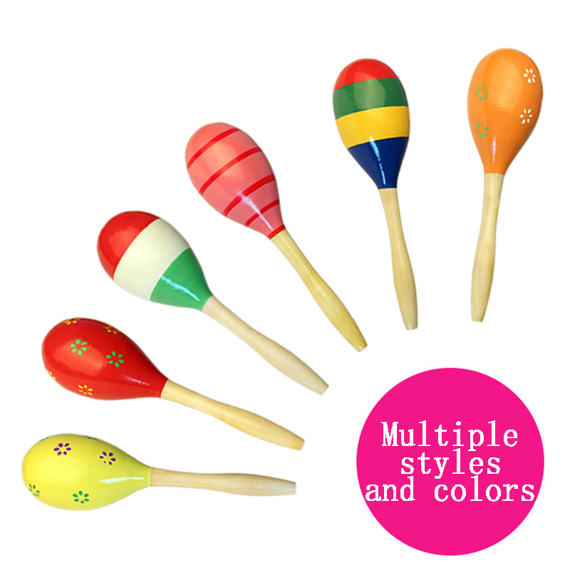 1/2 Buah Maracas Kayu Warna-wa - Woodworking School ulasan dan harga