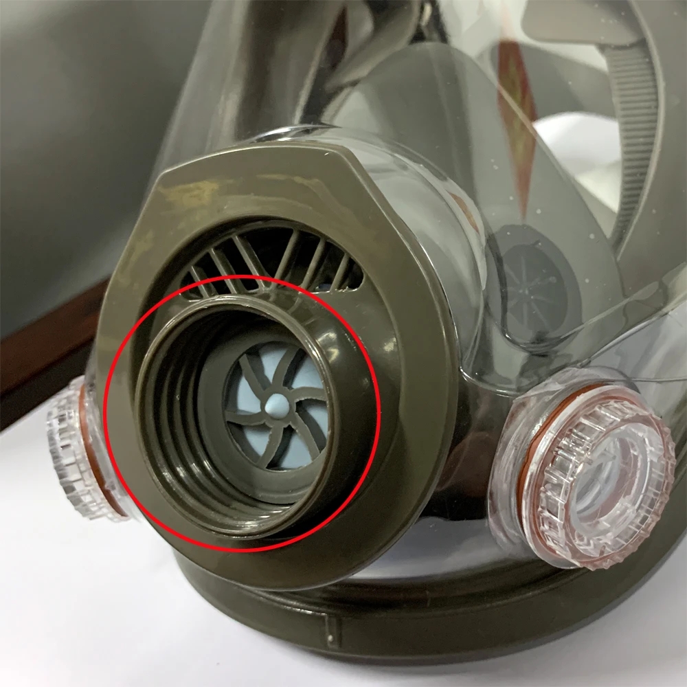 Masker gas 6800, tiga port mul - Woodworking Respirator ulasan dan harga