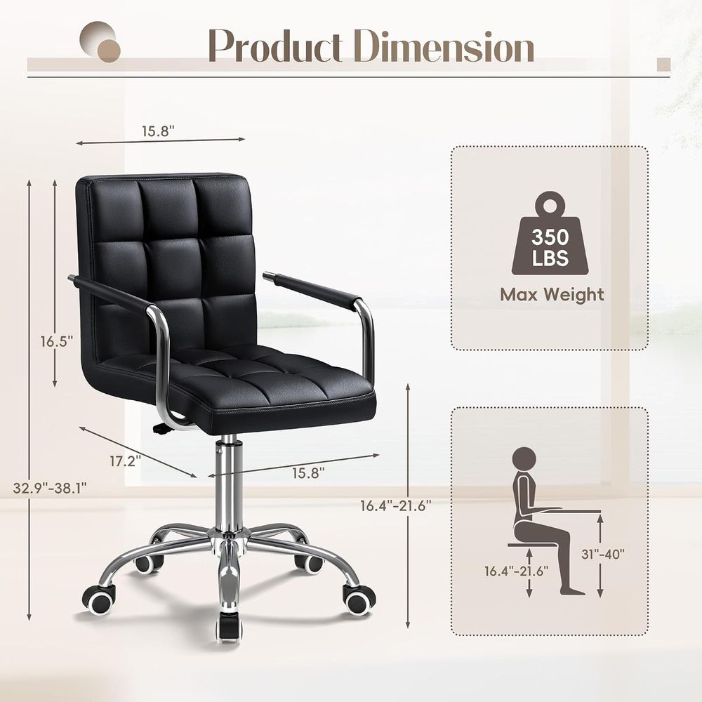 Kursi Kantor Putar Berbantalan - Woodworking Desk Chair ulasan dan harga