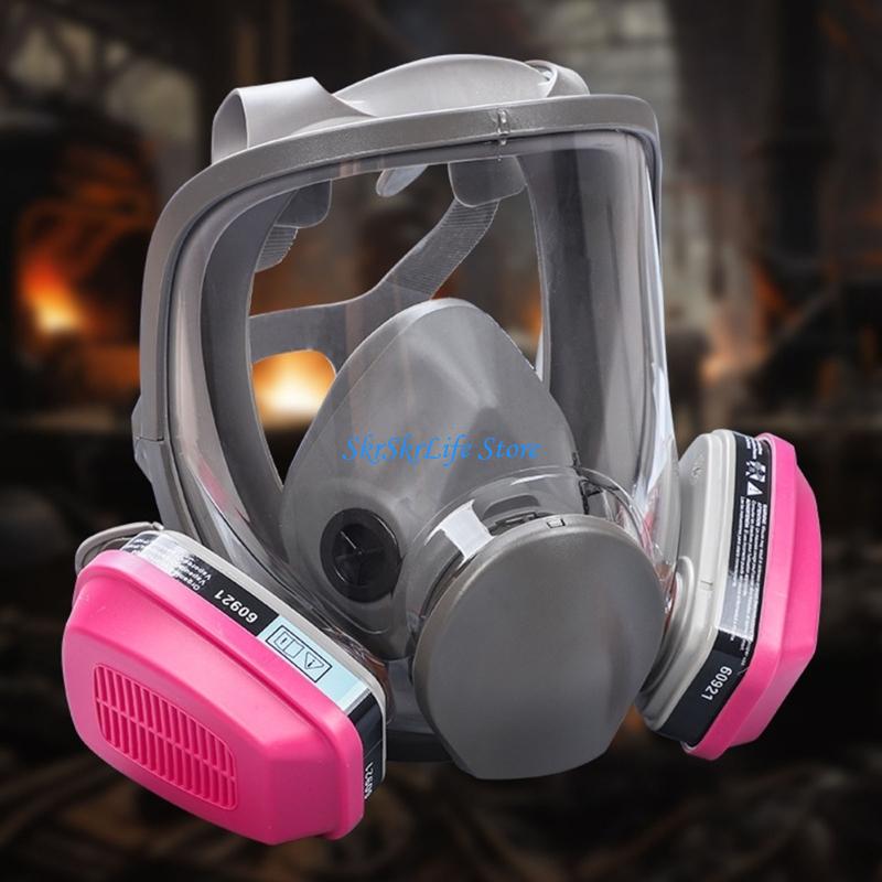 E65E Penutup Wajah Silikon Mas - Woodworking Respirator ulasan dan harga