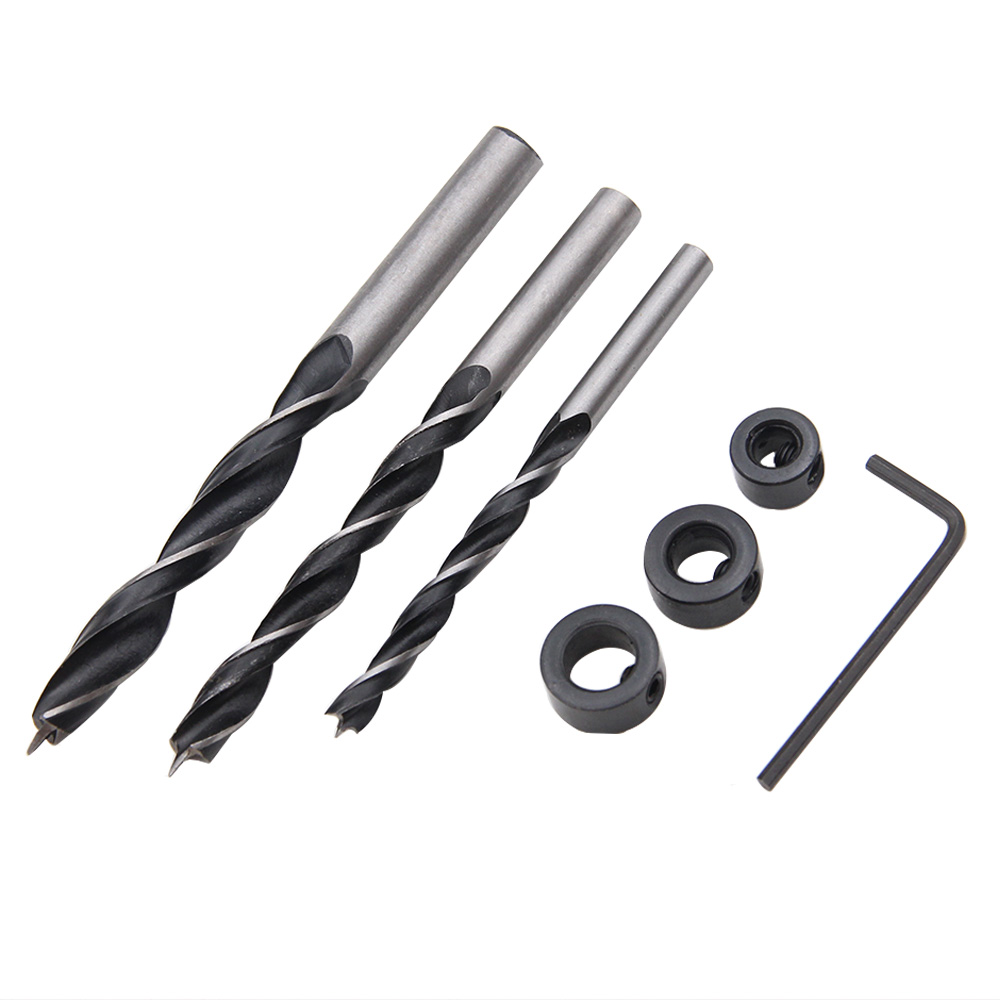 7 buah Set alat bor pekerjaan  - Woodworking Hacks ulasan dan harga