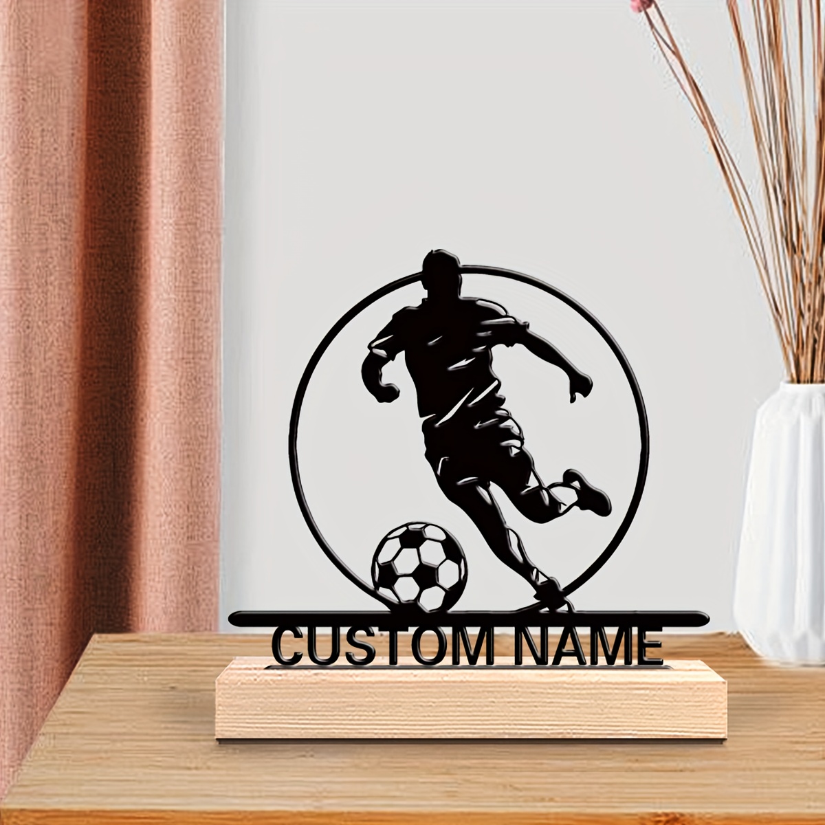 Patung Logam Pemain Sepak Bola - Woodworking School ulasan dan harga