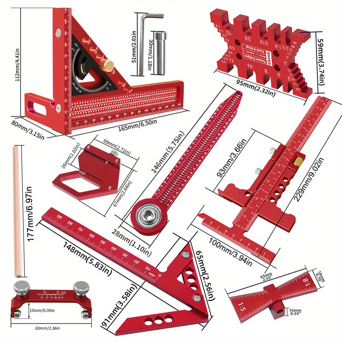Perangkat Alat Ukur Pertukanga - Woodworking Free Plans ulasan dan harga