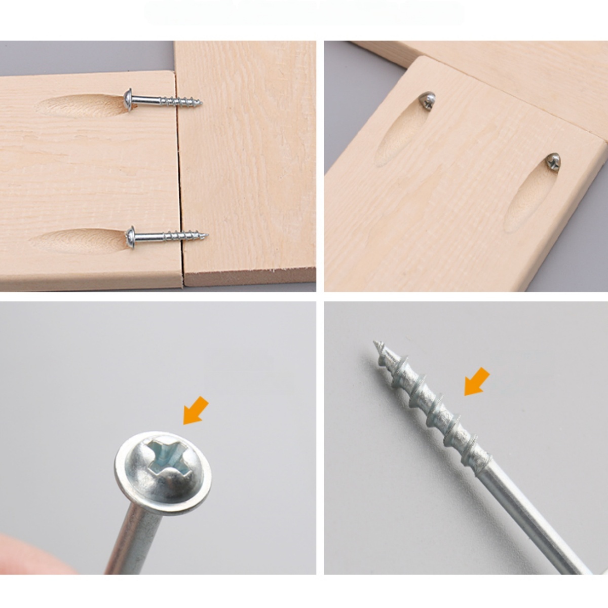 100 pcs Sekrup Phillips Khusus - Woodworking Hacks ulasan dan harga