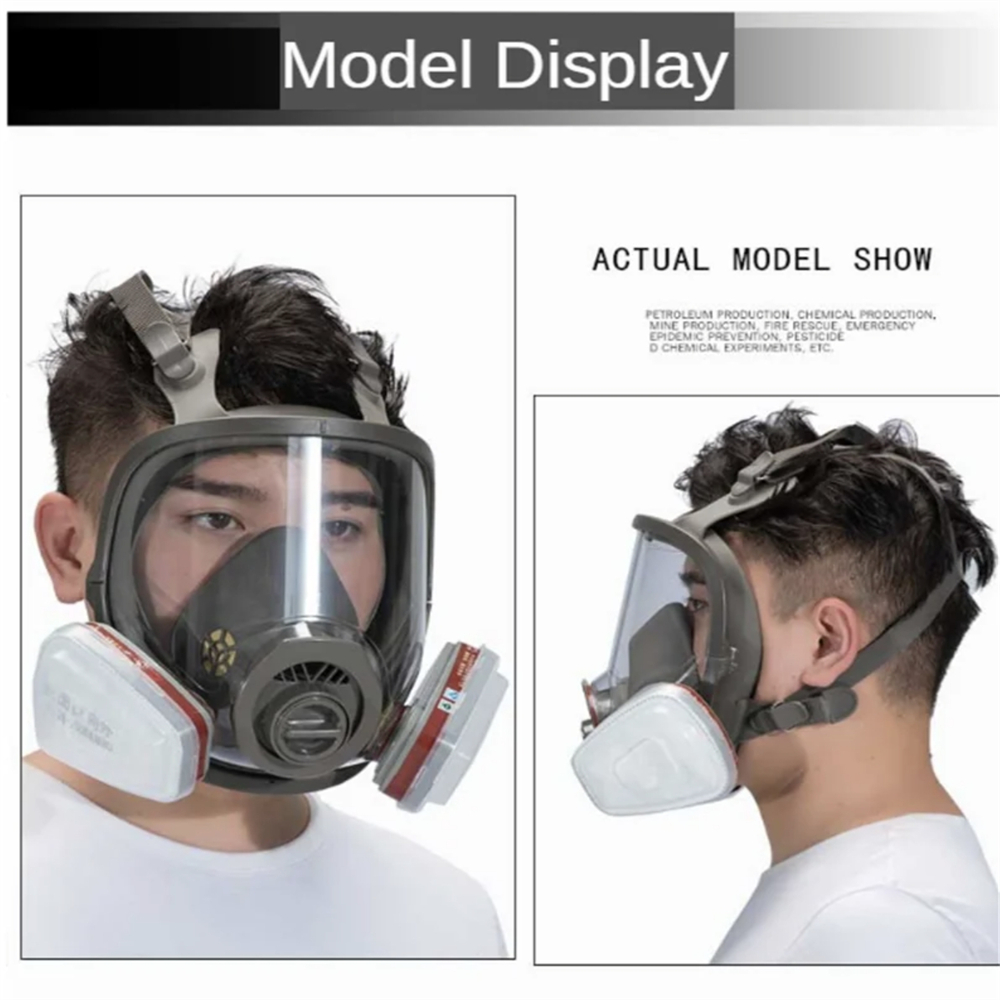 Masker Respirator Full Face de - Woodworking Respirator ulasan dan harga