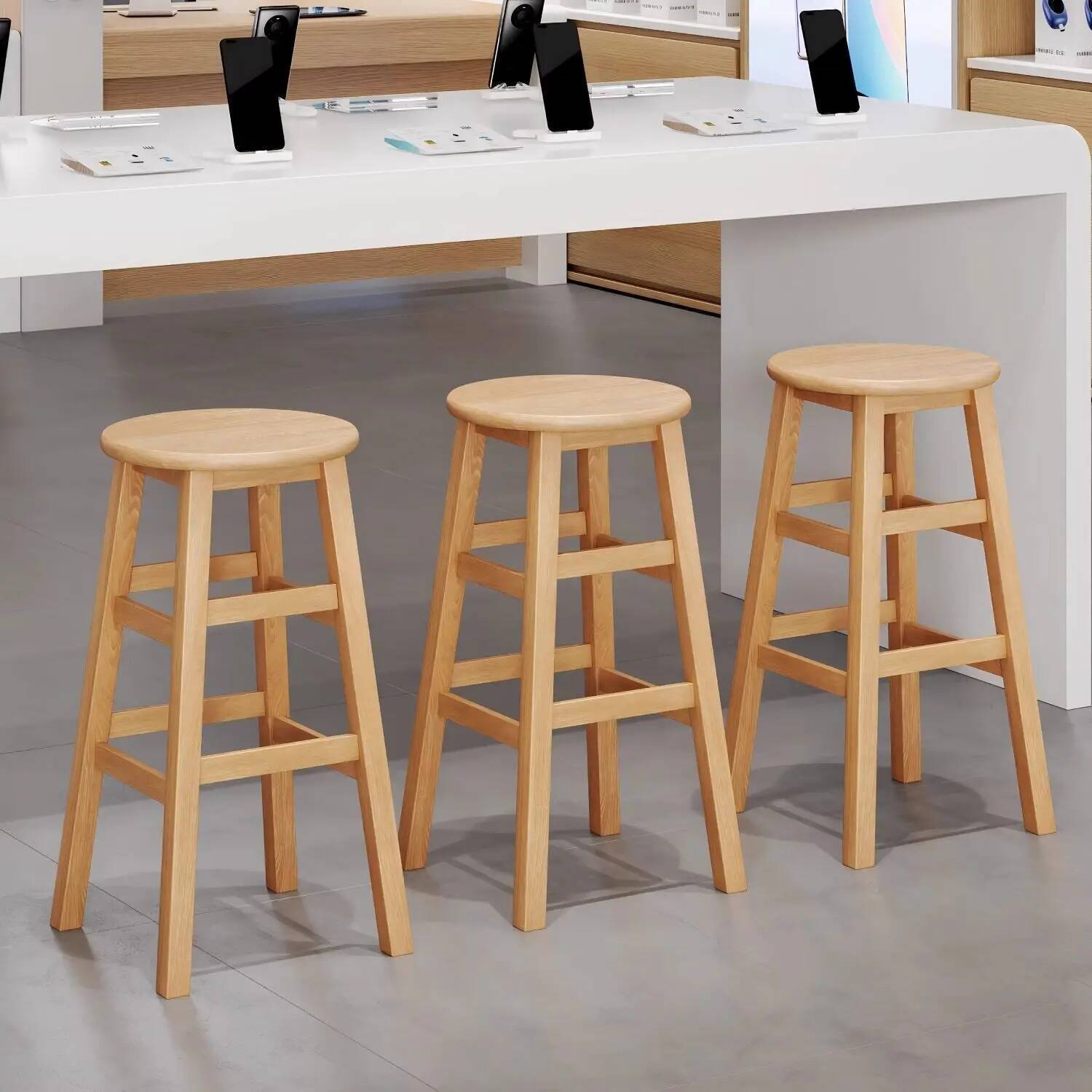Kursi Bar Sederhana Kursi Kayu - Woodworking Desk Chair ulasan dan harga