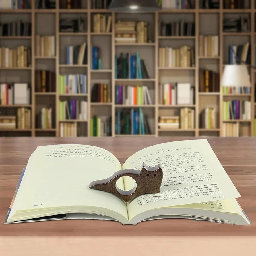 Penanda Buku Kayu untuk Kucing - Woodworking School ulasan dan harga