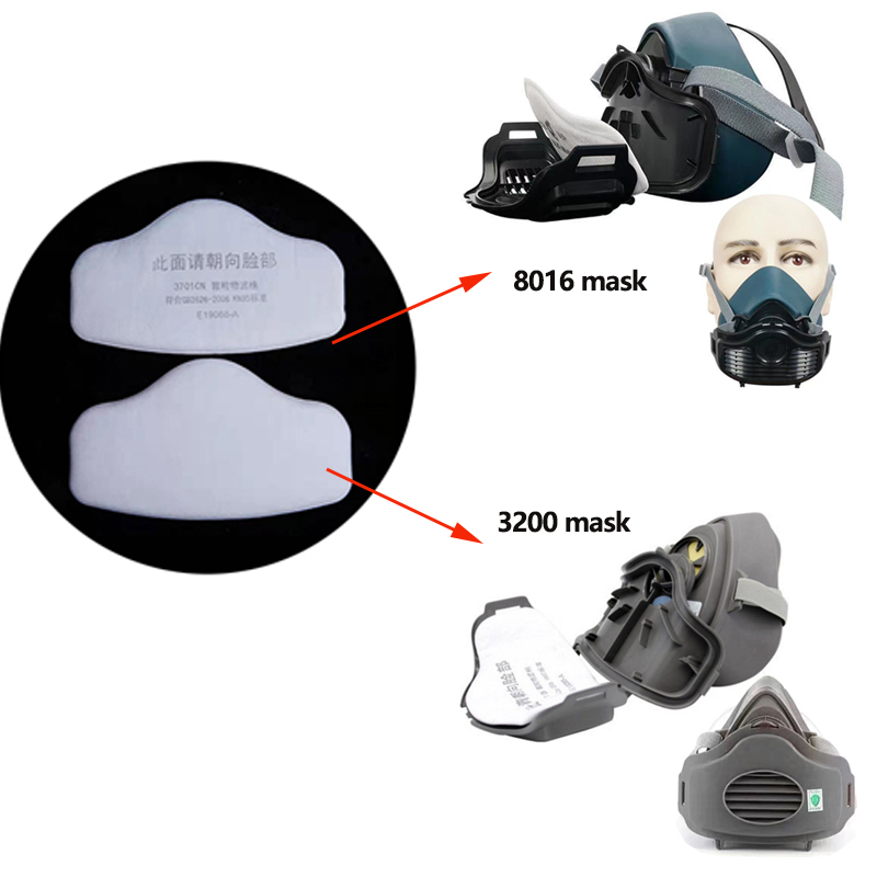 3701 partikel Filter katun unt - Woodworking Respirator ulasan dan harga