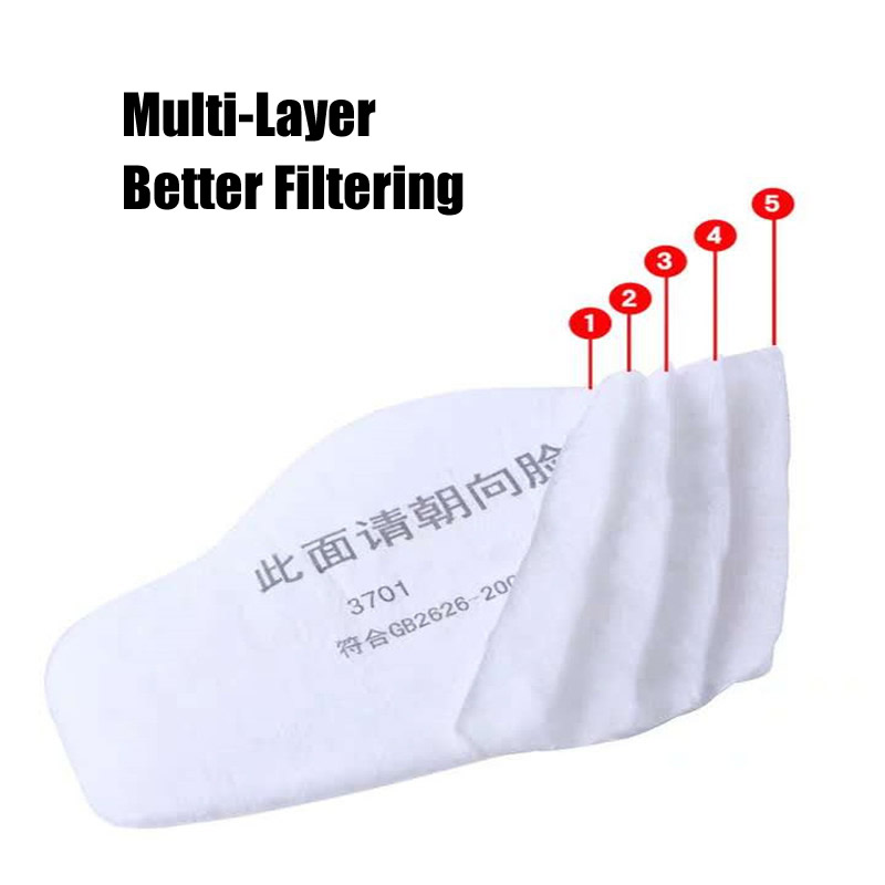 3701 partikel Filter katun unt - Woodworking Respirator ulasan dan harga