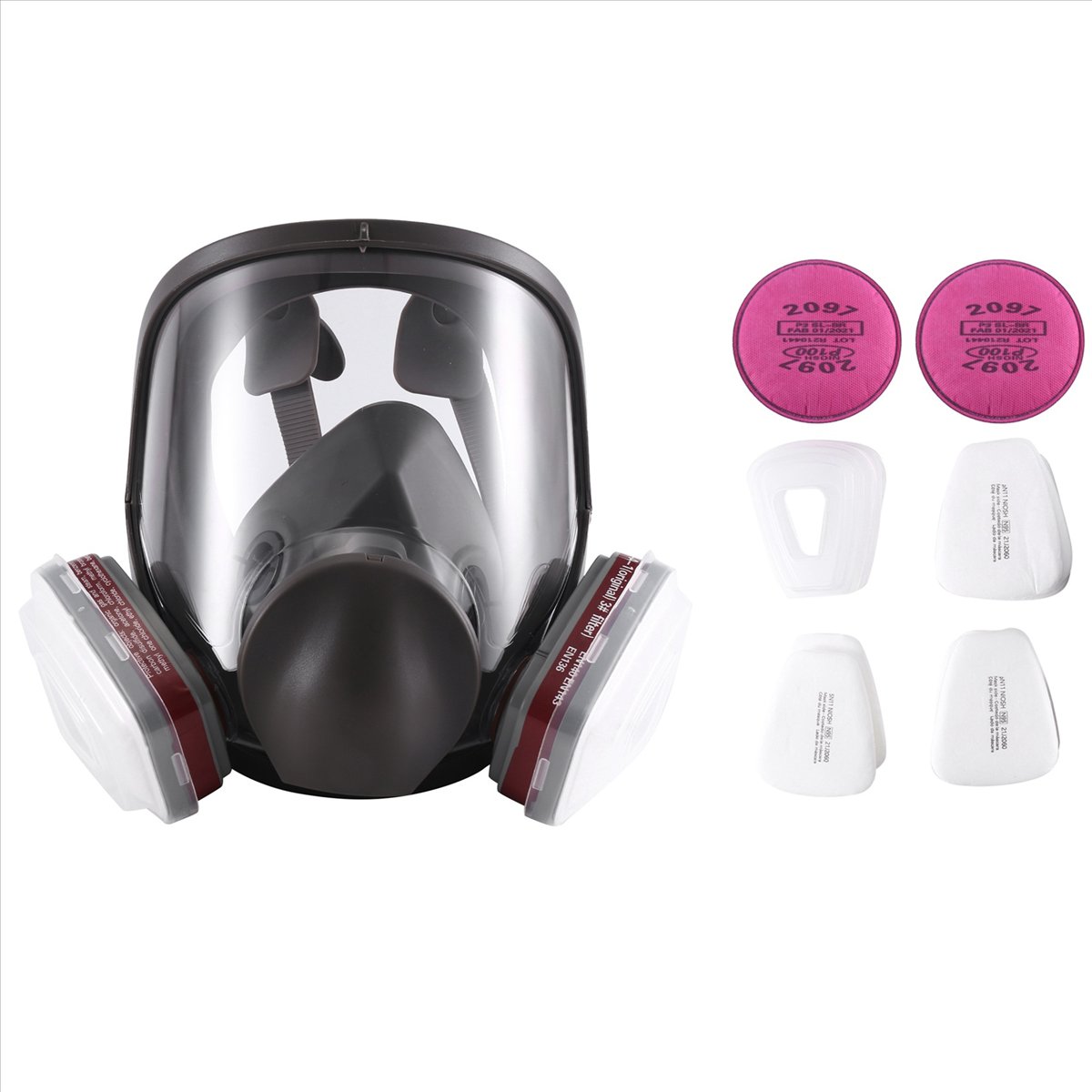 T64C! Set Masker Respirator Le - Woodworking Respirator ulasan dan harga