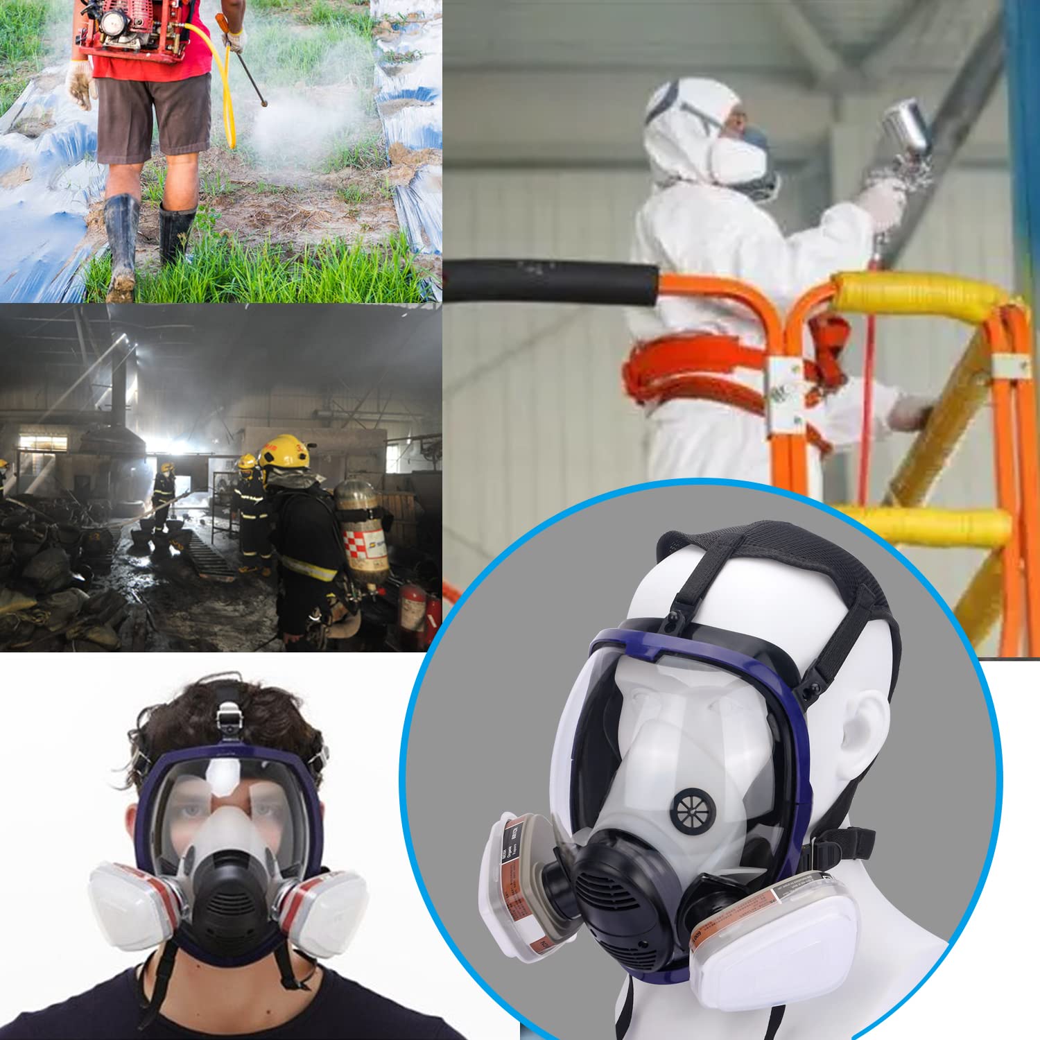 Respirator Wajah Penuh Ukuran  - Woodworking Respirator ulasan dan harga
