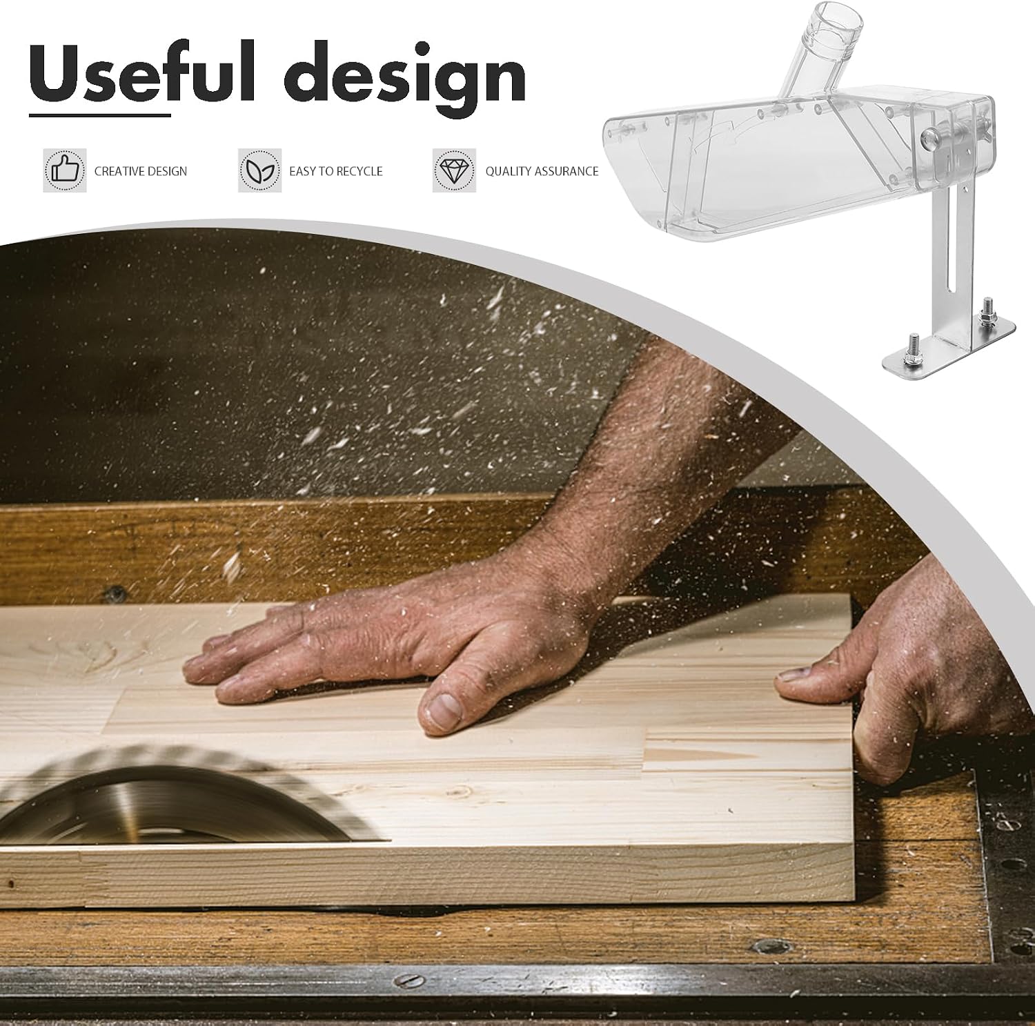 Penutup Pelindung Gergaji Meja - Woodworking Electric Saw ulasan dan harga